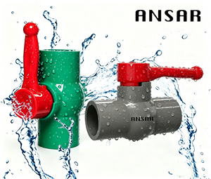 Válvula de bola de PVC de 3/4 pulgadas de Bangladesh, con extremo roscado y extremo de inserción tipo manguito, válvula de plástico disponible en tamaños de 1/2 a 4 pulgadas, con certificado ROHS. - Product Image 1