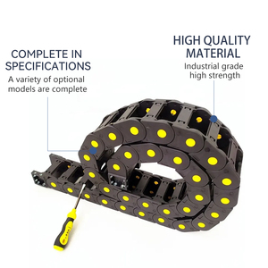 โซ่ลากเครื่องมือเครื่องจักรโซ่ถังแบบสะพานรางสายเคเบิลพลาสติกเสริมโซ่ส่งของเครื่องแกะสลัก - Product Image 4