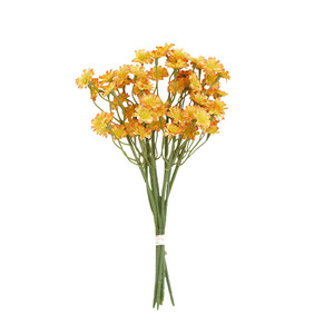 Bouquet de 6 marguerites artificielles en soie, fleurs faites à la main, décoration intérieure, accessoires de mariage, photographie en extérieur - Product Image 5