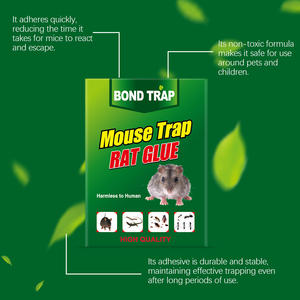 Cezbedici fare tuzağı güçlü yapışkanlık yapıştırıcı sıçan Catcher haşere fareler için tutkal tuzağı karton yapışkan fare kurulu kontrol - Product Image 6