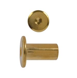 Legood M6 X 17มม. น็อตกระบอกเหล็กชุบทองเหลือง/น็อตขั้วต่อ - Product Image 5