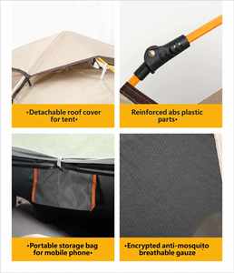 Carpa Automática Portátil para 3-4 Personas, de Una Habitación, para Acampar, de Tela Oxford 210D, Resistente al Viento, Sol y Lluvia, para 2 Personas - Product Image 4