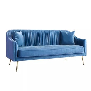 Ensemble de canapés <span class=keywords><strong>Chesterfield</strong></span> en velours capitonné nuageux de luxe européen moderne pour la maison intérieure, salon, meubles - Product Image 1