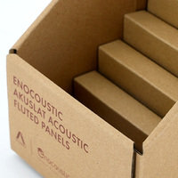 Cajas de Exhibición para Mostrador de Comercios, Impresas Personalizadas, Hechas con Materiales Reciclados, Acabado Mate, Cartón Corrugado, Tamaño Pequeño
