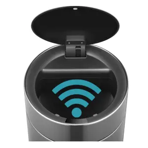 Bidoni intelligenti a induzione Touchless sensore di pattumiera intelligente automatico Touchless, bidoni della spazzatura intelligenti