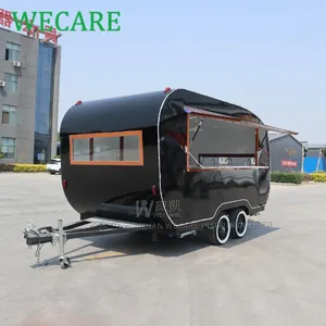 Wecare yemek arabası kahve karavan sepeti mobil pizza römork gıda kamyon satılık avrupa