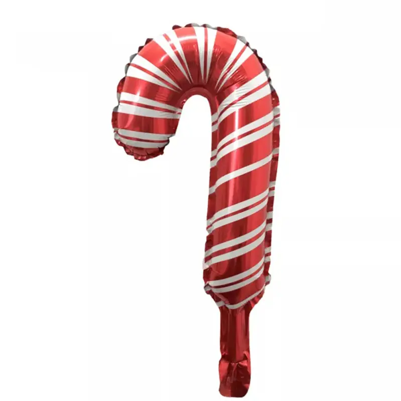 2023 new small candy canes balloon aluminum film ball outdoor party picnic decoration festival supplies balloon