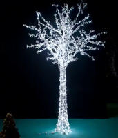 Große LED-Rahmen-Weihnachtsbaum-Motivbeleuchtung für Außenbereich IP65 zur Feiertagsdekoration in Einkaufszentren