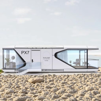 Maison conteneur intelligente de luxe de 40 pieds avec 2, 3 ou 4 chambres, cuisine d'hiver, chambre et toilettes pour hôtels – Prix direct fabricant chinois