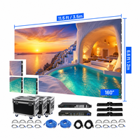 Écran LED P1.9 P2.9 P3.91 Mur vidéo sans soudure Garantie 5 ans 7680Hz pour studio TV et diffusion