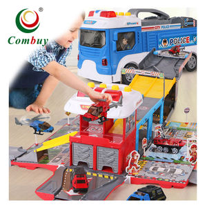 Обучающий грузовик, игровой трек, набор «сделай сам», гараж, игрушки для парковки автомобилей - Product Image 1