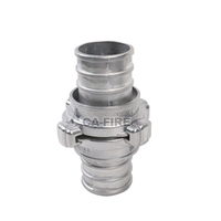 Raccord de tuyau d'incendie de type russe GOST en alliage d'aluminium DN50/DN65, connexion rapide haute pression, protection électrophoretique contre l'incendie