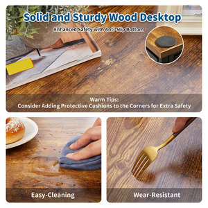 กรงสุนัขแบบทันสมัย ทำจากไม้และโลหะ ทนทาน ป้องกันความเสียหาย ดีไซน์ปลอดภัยและยืดหยุ่น ให้การป้องกันแบบแยกส่วน - Product Image 5