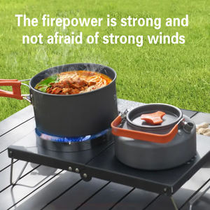 Camping en plein air carré pliant réchaud à <span class=keywords><strong>gaz</strong></span> léger trekking petit réchaud de table carré - Product Image 5