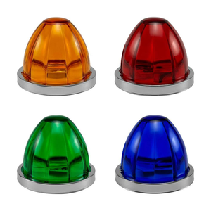 <span class=keywords><strong>Feu</strong></span> <span class=keywords><strong>de</strong></span> <span class=keywords><strong>position</strong></span> latéral pour camion, type LED Pastèque, bicolore clignotant, avec lentille en plastique scellée, 5W, 12V à 24V - Product Image 5