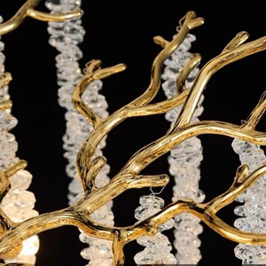 <span class=keywords><strong>Lustre</strong></span> contemporain moderne en forme de branche d'arbre, luminaire suspendu en cristal de luxe pour cuisine, chambre à coucher, salon - Product Image 5