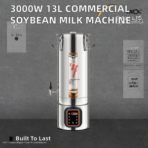 Unitech Nouvelle Machine à Lait de Soja Domestique 3000W, Capacité 13L, Fonction Automobile, Moteur en Cuivre Pur en Acier Inoxydable, Classe Hous - Product Image 2