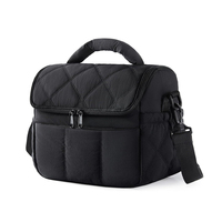 Sac à déjeuner matelassé pliable en polyester imperméable à double paroi isolé 7L pour femme, idéal pour les trajets domicile-travail