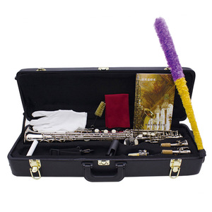 Venta al por mayor barato de alta calidad soprano B-flat <span class=keywords><strong>saxofón</strong></span> está pintado <span class=keywords><strong>precio</strong></span> al por mayor regalo instrumentos de viento - Product Image 1