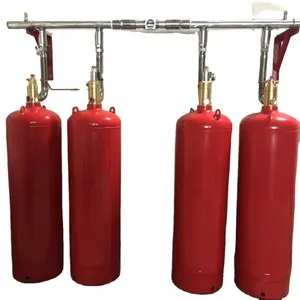 Automatic FM200/HFC227ea gas fire suppression system with empty gas cylinder HFC-227ea automatic extinguisher system