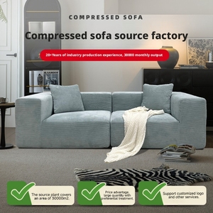 Sofá Cama Plegable, Moderno, Modular, Seccional, Reclinable, con Cubierta de Tela, Embalaje al Vacío, Sin Patas - Product Image 2