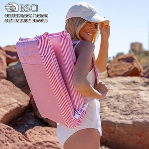 Silla de <span class=keywords><strong>Playa</strong></span> Plegable Portátil, Personalizable, Resistente, Cómoda, Reclinable en 5 Posiciones, Ligera, Impermeable, de Tela, para Parque - Product Image 1