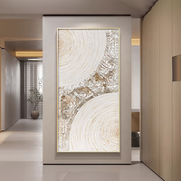 Vente en gros d'usine, art en coquille 3D, style moderne, fait main, haut de gamme, pour la décoration du salon et des hôtels