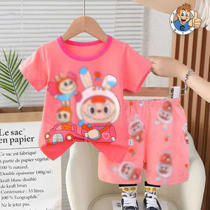 Nouvel ensemble d'é<span class=keywords><strong>t</strong></span>é pour enfants à manches courtes 2025 – Nouveau <span class=keywords><strong>t</strong></span>-<span class=keywords><strong>shirt</strong></span> à manches courtes pour garçon motif dessin animé tendance mode - Product Image 3