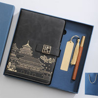 Journal A5 cahier avec stylo ensemble de papeterie cadeau inspirant promotionnel indésirable fournitures couverture rigide planificateur en gros personnalisé