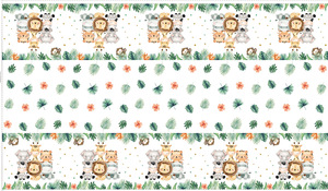 Fournitures de fête d'anniversaire Safari <span class=keywords><strong>Assiette</strong></span> de douche de bébé <span class=keywords><strong>Jungle</strong></span> Assiettes et tasses et serviettes de table de fête Safari Ensemble Fête d'anniversaire à thème Zoo - Product Image 4