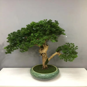 Árbol de Pino Artificial en Maceta, Bonsái Artificial sin Mantenimiento para Decoración de Interiores y Exteriores - Product Image 3