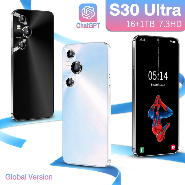 S30 Ultra 2026 Android Smartphone Real 4G 16GB+1TB Storage