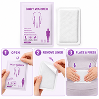 Fournisseur d'usine OEM ODM Patch chauffant jetable activé par l'air pour soulager les crampes menstruelles, hypoallergénique, en tissu non tissé