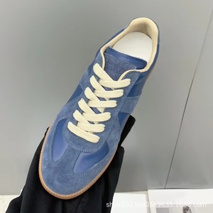 Designer genuine leather solid men's and women's sports casual training shoes, flat shoes, breathable, wear-resistant, suitable - Product Image 1