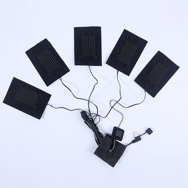 High Quality 5v Usb Carbon Fiber Non-woven Heating Pad for Clothing Vest