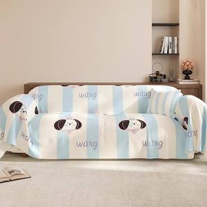Funda de Sofá con Diseño de Cachorro, Modular, Cobertura Total, Antideslizante, Patrón de Dibujos Animados, Fibra de Poliéster, Protector de Muebles para Sala de Estar - Product Image 4