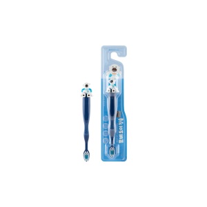 Poby Toy Brosse à dents à poils souples pour enfants, soins dentaires, série Pororo, fabriquée en Corée - Product Image 1