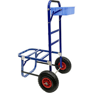 Ağır Hizmet Tipi Balon Tekerlekli Plaj Arabası, 220lbs Kapasiteli Ayarlanabilir Saplı Sörf İskele Arabası - Product Image 5