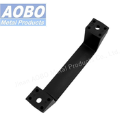 AOBO Boîte à outils en alliage d'aluminium en plastique Poignée en forme de U en nylon pour verrouillage de porte d'armoire réglable