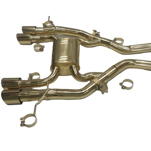 ท่อไอเสียแคทแบ็กวัลว์โทรนิคไทเทเนียมอัลลอย M3 G80 สำหรับ BMW M3 M4 G80 G82 พร้อมปลายท่อ - Product Image 1