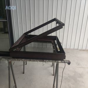 Dimensions et couleurs personnalisées Design moderne Fenêtres <span class=keywords><strong>de</strong></span> <span class=keywords><strong>toit</strong></span> suspendues en alliage d'aluminium et en verre avec ouverture automatique - Product Image 1