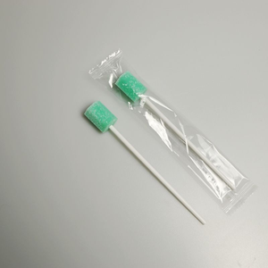 Spugna colorata per la pulizia della bocca con tampone orale in schiuma rosa verde giallo blu spugna per denti - Product Image 1