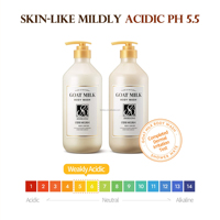 Nettoyant pour le corps au lait de chèvre Premium Original lisse peau sensible hydratant PH équilibrant nettoyant pour le corps douche
