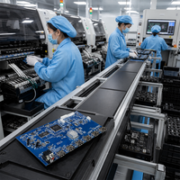 Layanan Manufaktur PCB (Printed Circuit Board) dan PCBA yang Dicetak Sesuai Pesanan - Material Rogers, Finishing Permukaan ENIG, Perisai RF/EMI, ODM & OEM