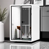 Cabine de téléphone mobile moderne insonorisée pour diffusion en direct, réception de bureau, cabine de repos, karaoké à domicile, salle de piano - Idéale pour l'isolement sonore