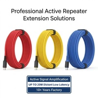 Cable Robótico Repetidor USB Activo de Alta Flexibilidad de 10 Metros, Cables de Transmisión de Datos de Alta Velocidad y Baja Latencia de 10 Gbps para Dispositivos Electrónicos