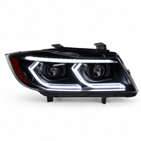 Ensemble de phares LED BK pour BMW Série 3 2005-2012, projecteur Bi-LED, clignotant séquentiel, DRL, Plug and Play
