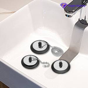 Résistant à la corrosion Non-déformation en <span class=keywords><strong>caoutchouc</strong></span> baignoire <span class=keywords><strong>piscine</strong></span> <span class=keywords><strong>bouchon</strong></span> salle de bain déodorant scellé sol vidange égout évier <span class=keywords><strong>bouchon</strong></span> chaîne - Product Image 2