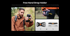 Téléphone <span class=keywords><strong>robuste</strong></span> Fossibot F107Pro Ultimate pour sites industriels difficiles, batterie 28000mAh, solution IP68/69K pour les travaux de construction - Product Image 4