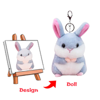 Peluche ours bouclé doux et mignon, jouet en peluche personnalisé pour la Saint-Valentin, jouet animal en peluche, compagnon pou